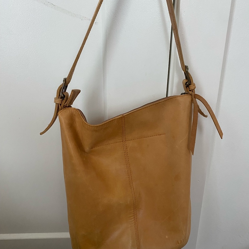 ABLE Leather Bucket Bag